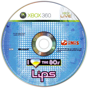Lips: I Love the 80s - Disc Image