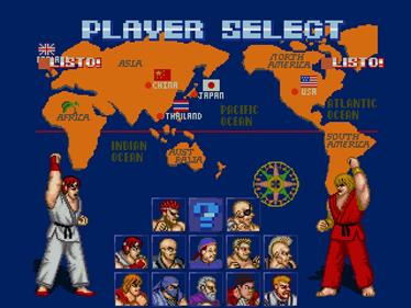 Fighting Street: Remixed - Screenshot - Game Select Image