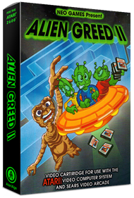 Alien Greed II - Box - 3D Image