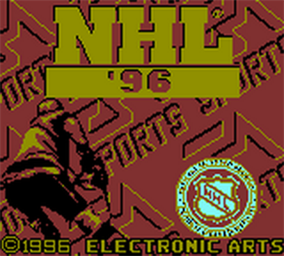 NHL 96 - Screenshot - Game Title Image