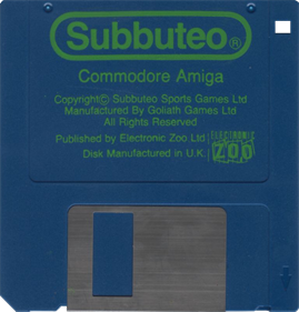 Subbuteo: The Computer Game - Disc Image