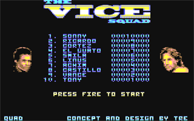 The Vice Squad - Screenshot - Game Title Image