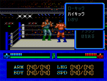 Maniac Pro Wrestling: Asu e no Tatakai - Screenshot - Gameplay Image