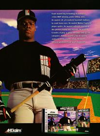 Frank Thomas Big Hurt Baseball - Advertisement Flyer - Front Image