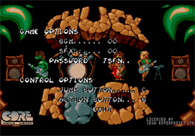 Chuck Rock - Screenshot - Game Select Image