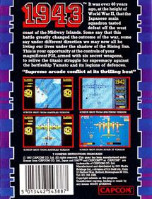 1943: The Battle of Midway - Box - Back Image