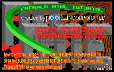 Emerald Mine Tutorial 1 - Screenshot - Game Title Image