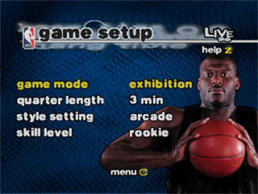 NBA Live 98 - Screenshot - Game Select Image