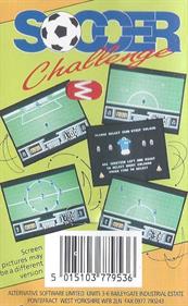 Soccer Challenge - Box - Back Image