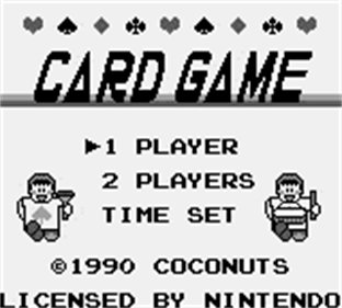 Card Game - Screenshot - Game Title Image