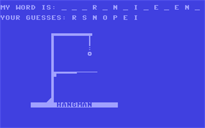 Hangman II - Screenshot - Gameplay Image