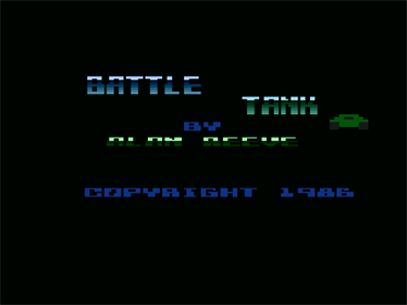 Battle Tank - Screenshot - Game Title Image