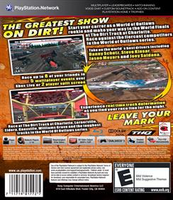 World of Outlaws: Sprint Cars - Box - Back Image