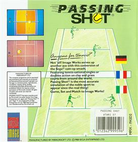 Passing Shot - Advertisement Flyer - Back Image