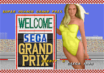 Super Monaco GP - Screenshot - Game Title Image