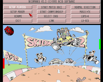 Super Skidmarks - Screenshot - Game Title Image