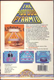 The $100,000 Pyramid - Box - Back Image