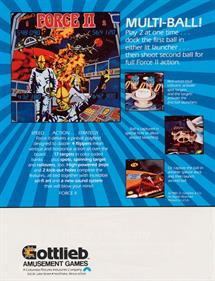 Force II - Advertisement Flyer - Back Image