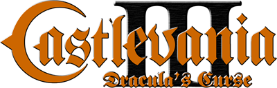 Castlevania III: Dracula's Curse - Clear Logo Image