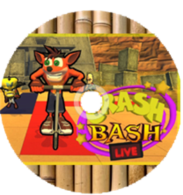 Crash Bash Live - Fanart - Disc