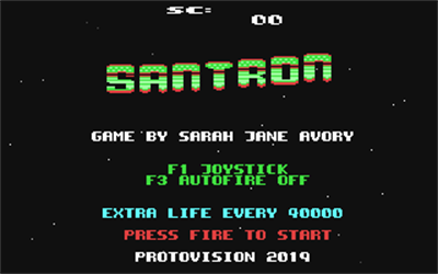 Sarah Jane Avory SHMUP Trilogy - Screenshot - Game Title Image