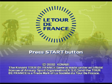 Le Tour de France - Screenshot - Game Title Image