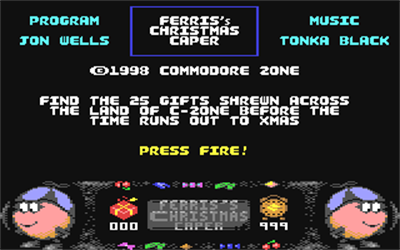 Ferris's Christmas Caper - Screenshot - Game Title Image