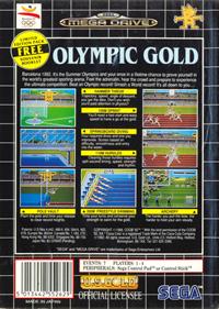 Olympic Gold: Barcelona '92 - Box - Back Image