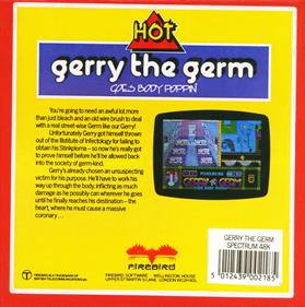 Gerry the Germ Goes Body Poppin' - Box - Back Image