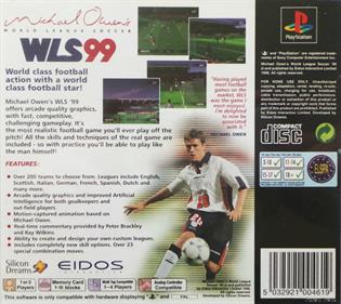 Michael Owen's World League Soccer 99 - Box - Back Image