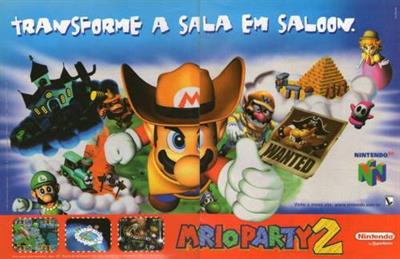 Mario Party 2 - Advertisement Flyer - Front Image
