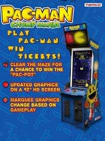 Pac-Man Chomp Mania - Advertisement Flyer - Front Image