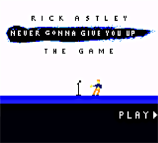 Rick Astley: The Game - Screenshot - Game Title Image