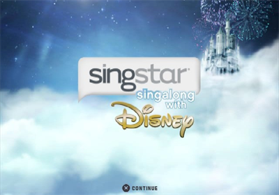 SingStar: Singalong with Disney - Screenshot - Game Title Image
