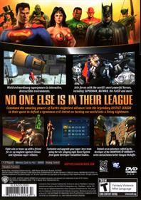 Justice League Heroes - Box - Back Image