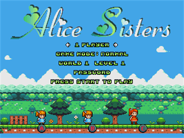 Alice Sisters  - Screenshot - Game Title Image