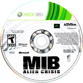 MIB: Alien Crisis - Disc Image