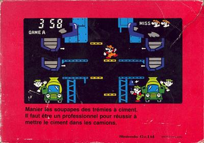 Mario's Cement Factory (Tabletop) - Box - Back Image