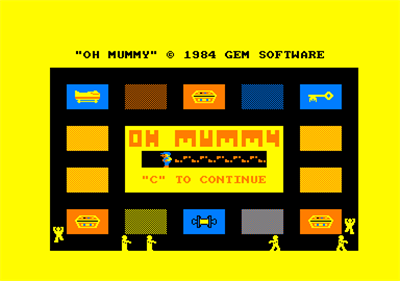 Oh Mummy - Screenshot - Game Title Image