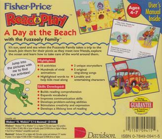 A Day at the Beach With the Fuzzooly Family - Box - Back Image