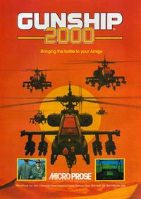 Gunship 2000 - Advertisement Flyer - Front Image