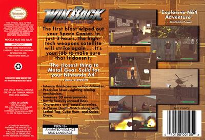 WinBack: Covert Operations - Box - Back Image