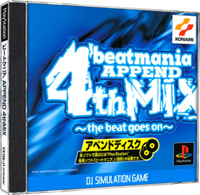 beatmania Append 4th Mix: The Beat Goes On - Box - 3D Image