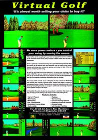 Virtual Golf - Advertisement Flyer - Front Image