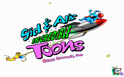 Sid & Al's Incredible Toons - Screenshot - Game Title Image