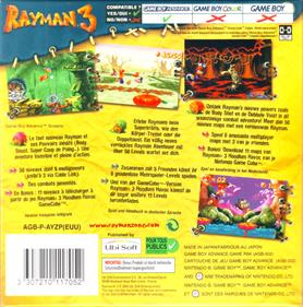 Rayman 3 - Box - Back Image