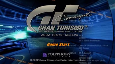 Gran Turismo Concept: 2002 Tokyo-Geneva - Screenshot - Game Title Image