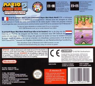 Mario vs. Donkey Kong 2: March of the Minis - Box - Back Image
