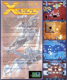 Lethal Xcess: Wings of Death II - Box - Back Image