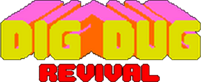 Dig Dug Revival - Clear Logo Image